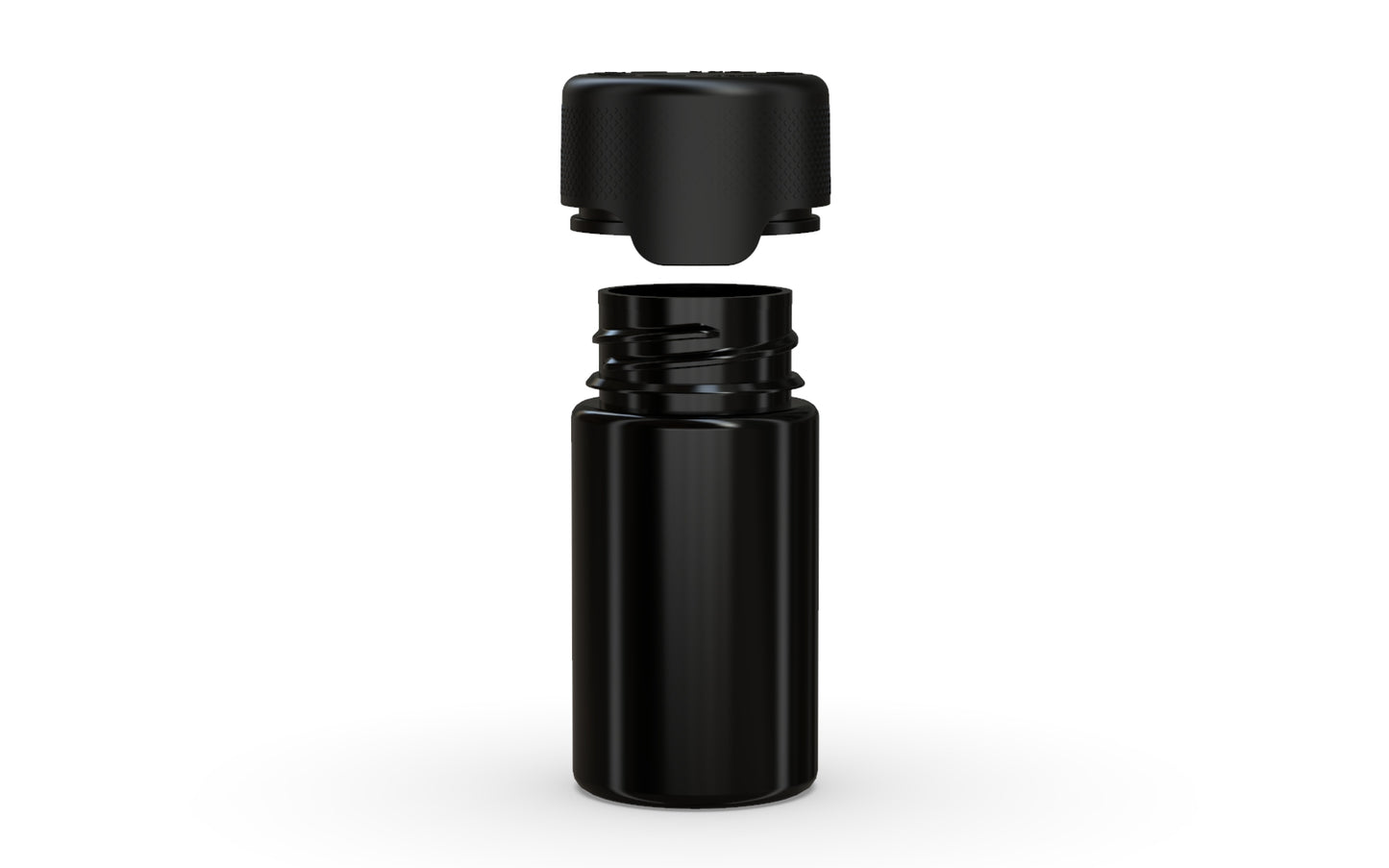 Chubby Gorilla|60mlm Black Bottles W/ Aviator CR Black Cap