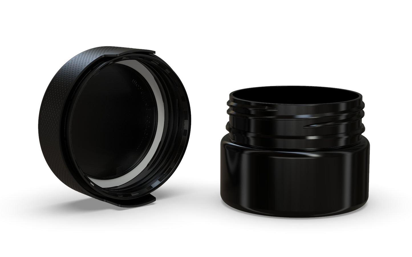 Chubby Gorilla|7.5oz Black XL Container W/ Aviator CR Black Cap