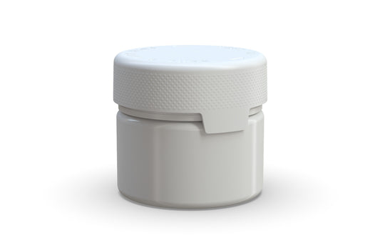 Chubby Gorilla|10oz White XL Container W/ Aviator CR White Cap