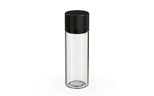 Chubby Gorilla|25x65mm Clear Tube W/ Spiral CR Black Cap