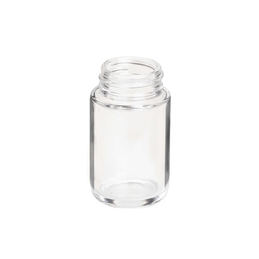 40ML Mini Straight Sided Clear Glass Jars For Pre-Rolls