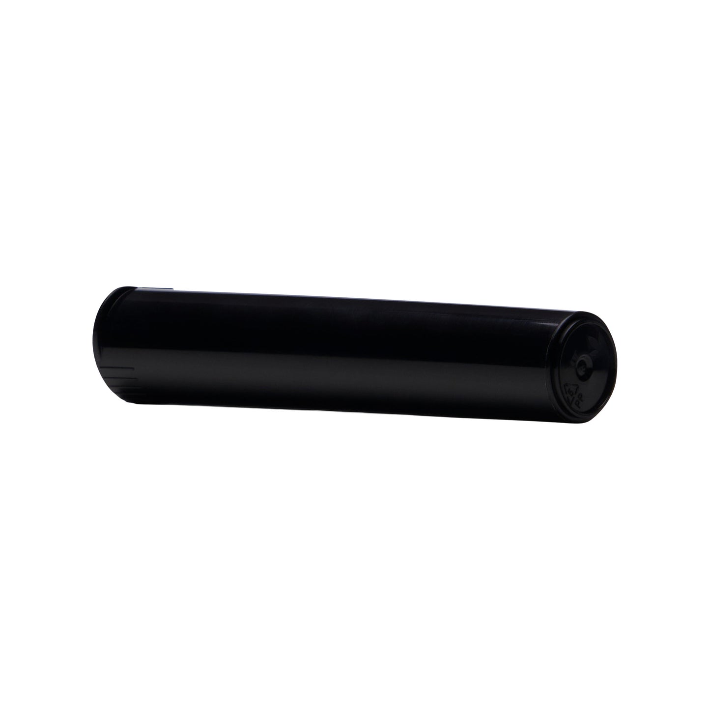 95mm Child Resistant Opaque Black Pop Top Plastic Pre-Roll Tubes