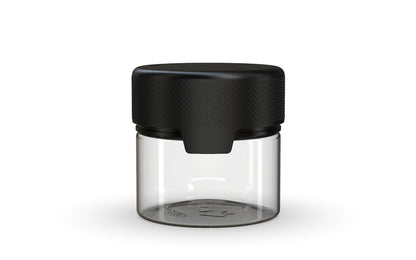 Chubby Gorilla|2oz Clear Container W/ Aviator CR Black Cap
