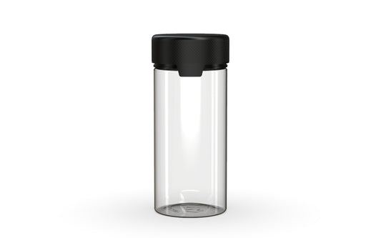 Chubby Gorilla|8oz Clear Container W/ Aviator CR Black Cap