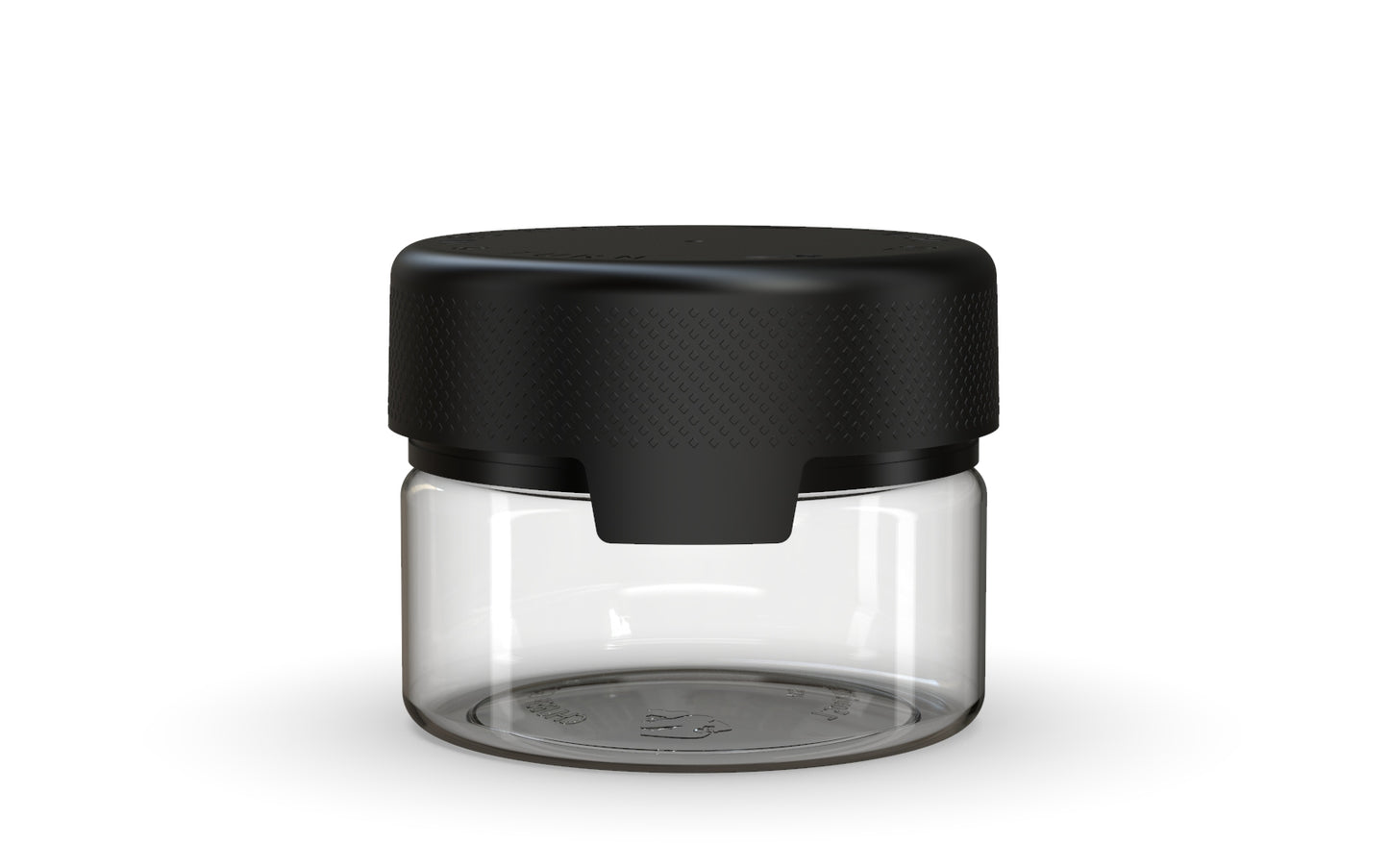 Chubby Gorilla|7.5oz Clear XL Container W/ Aviator CR Black Cap