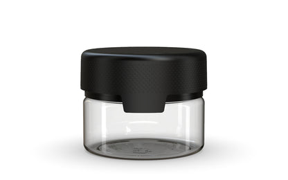 Chubby Gorilla|7.5oz Clear XL Container W/ Aviator CR Black Cap