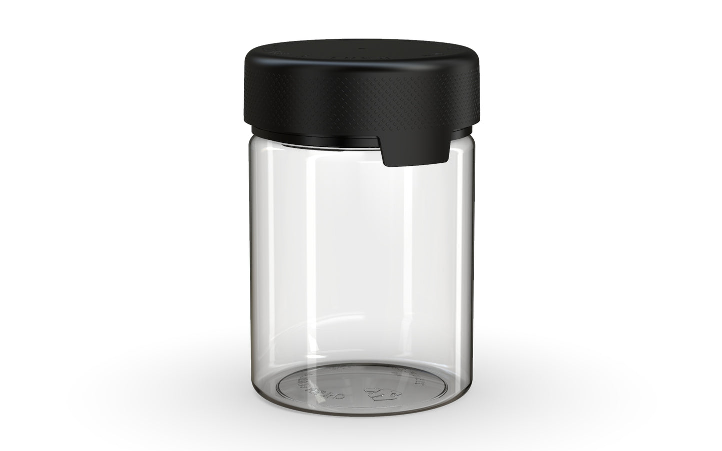 Chubby Gorilla|21.5oz Clear XL Container W/ Aviator CR Black Cap