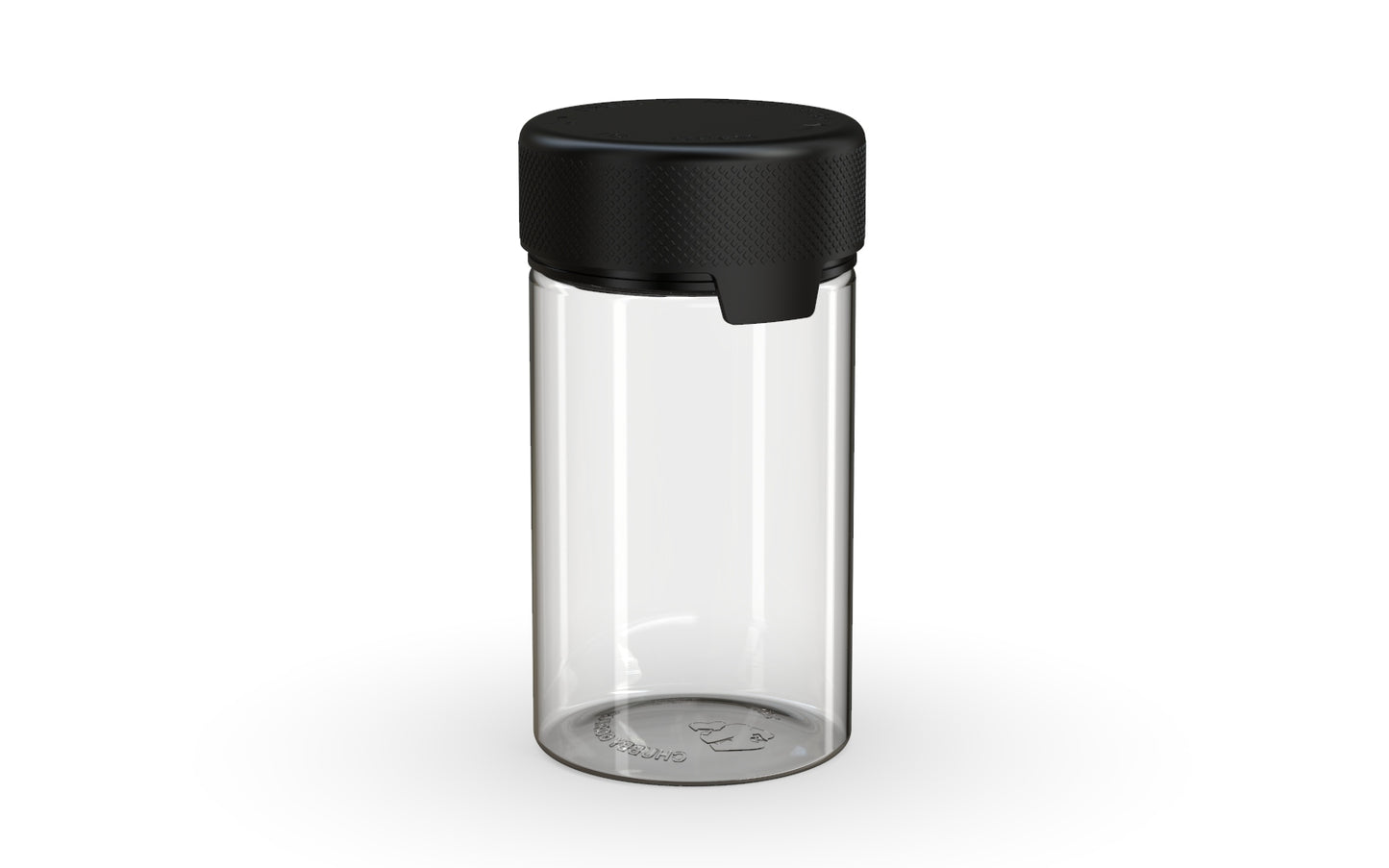 Chubby Gorilla|5oz Clear Container W/ Aviator CR Black Cap