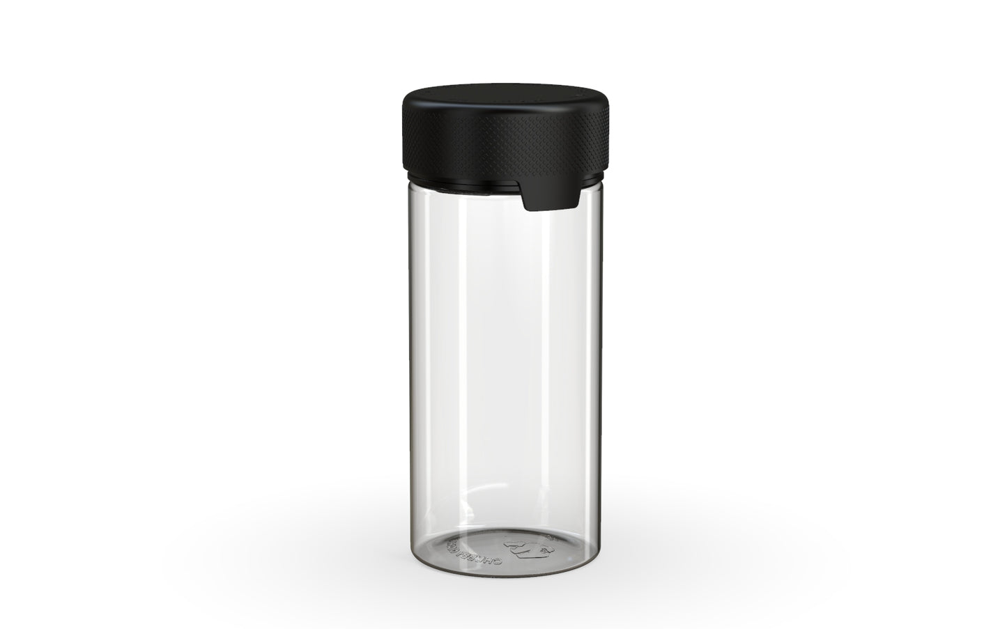 Chubby Gorilla|8oz Clear Container W/ Aviator CR Black Cap