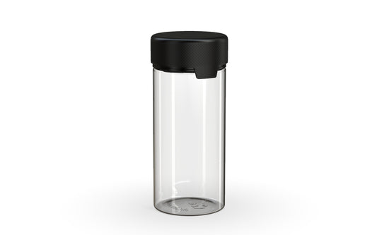 Chubby Gorilla|8oz Clear Container W/ Aviator CR Black Cap