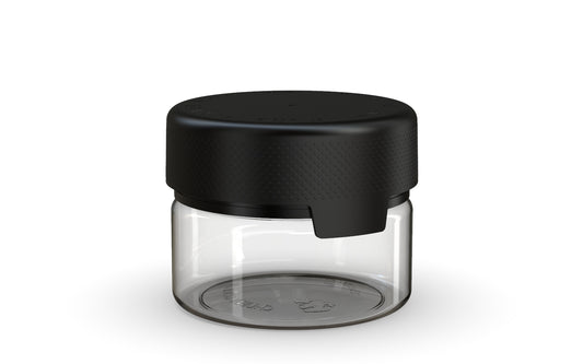 Chubby Gorilla|7.5oz Clear XL Container W/ Aviator CR Black Cap
