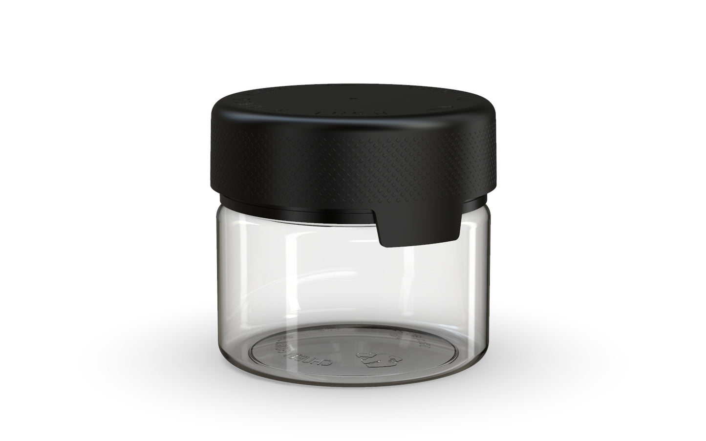 Chubby Gorilla|10oz Clear XL Container W/ Aviator CR Black Cap