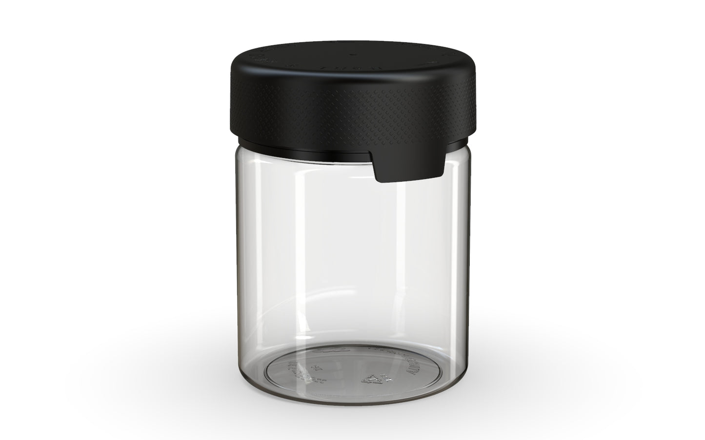 Chubby Gorilla|18.5oz Clear XL Container W/ Aviator CR Black Cap