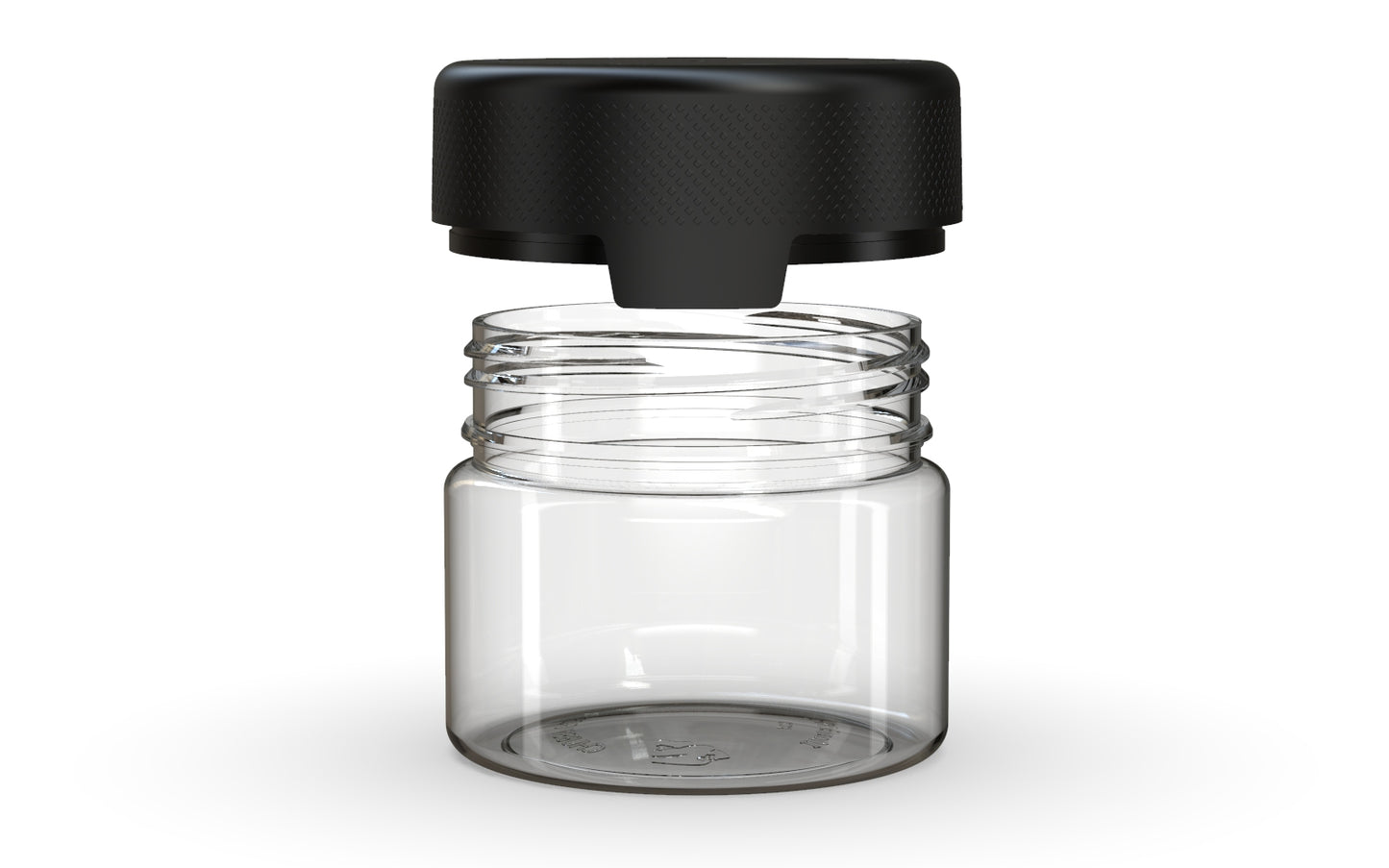 Chubby Gorilla|10oz Clear XL Container W/ Aviator CR Black Cap