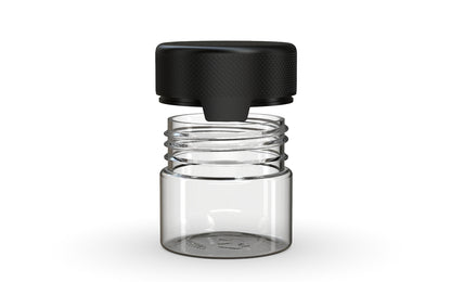 Chubby Gorilla|2oz Clear Container W/ Aviator CR Black Cap