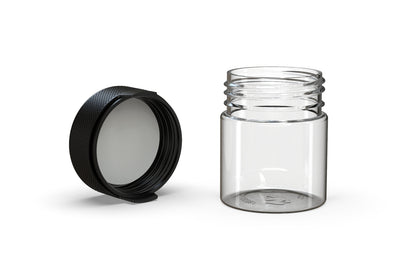 Chubby Gorilla|3oz Clear Container W/ Aviator CR Black Cap