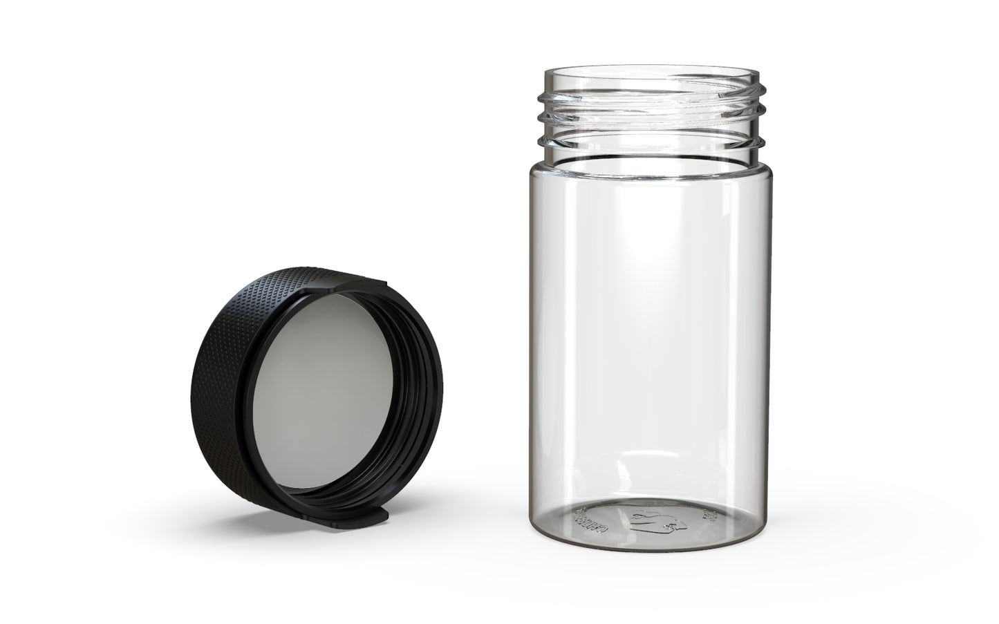 Chubby Gorilla|5oz Clear Container W/ Aviator CR Black Cap
