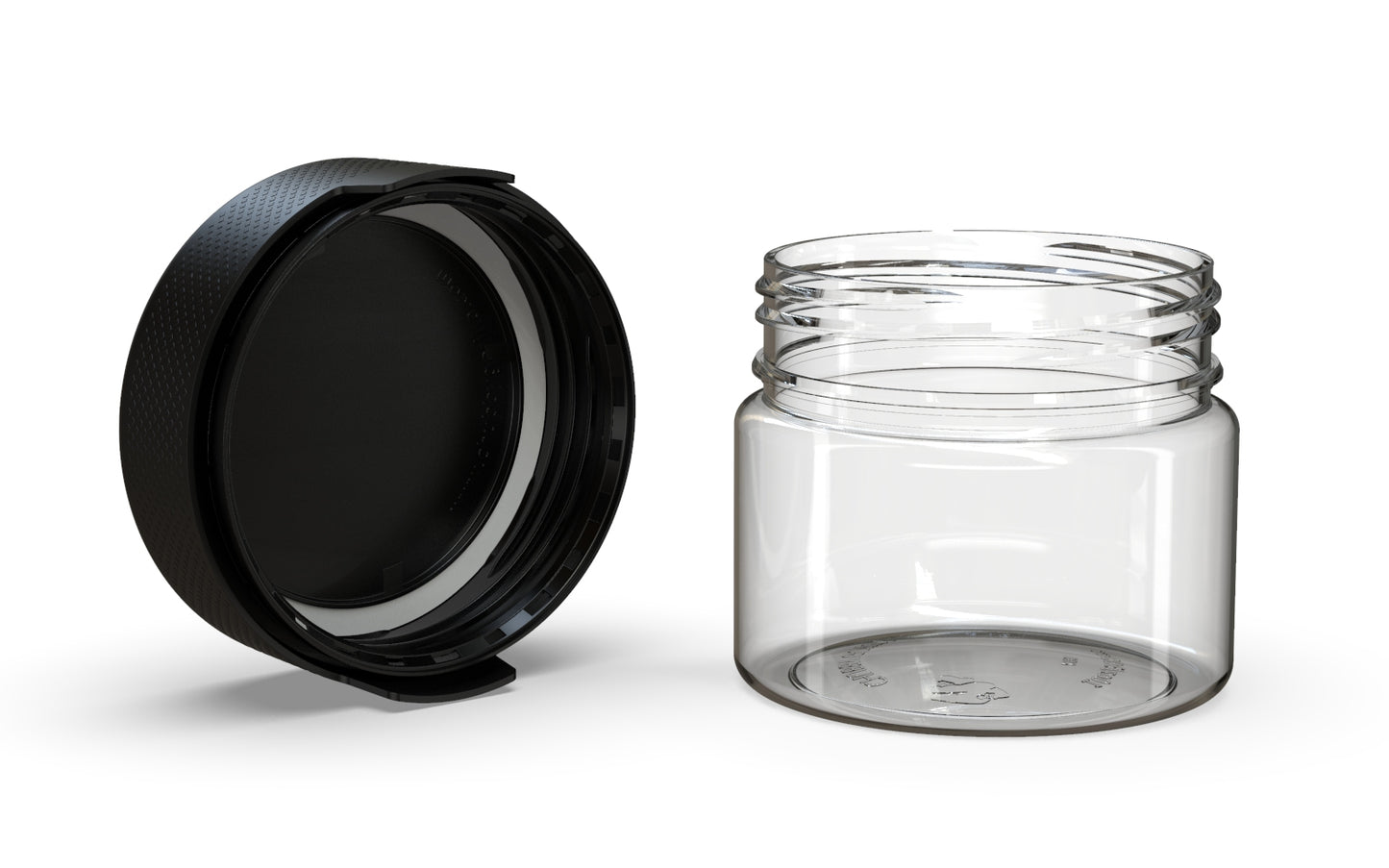 Chubby Gorilla|10oz Clear XL Container W/ Aviator CR Black Cap