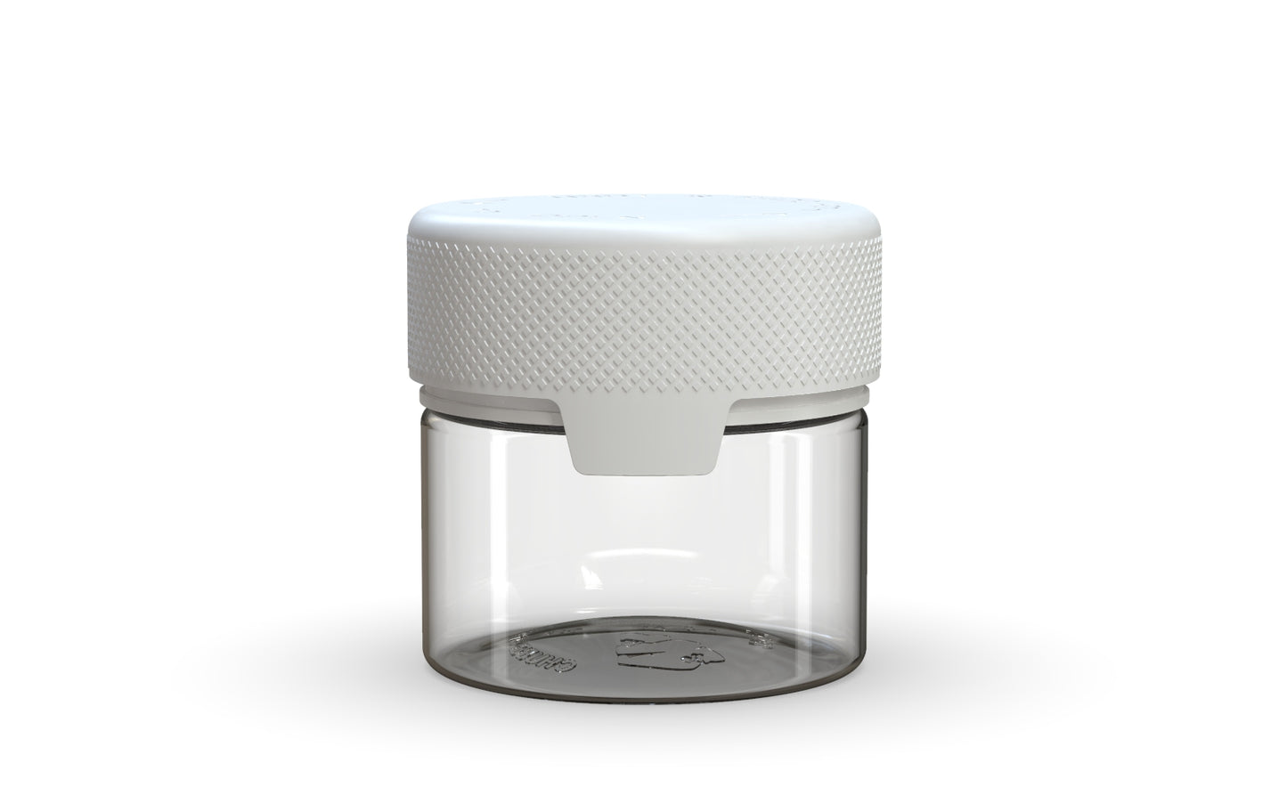 Chubby Gorilla|2oz Clear Container W/ Aviator CR White Cap