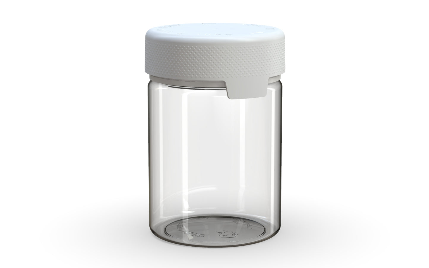 Chubby Gorilla|21.5oz Clear XL Container W/ Aviator CR White Cap