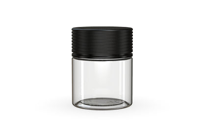Chubby Gorilla|3oz Clear Jar W/ Spiral CR Black Cap