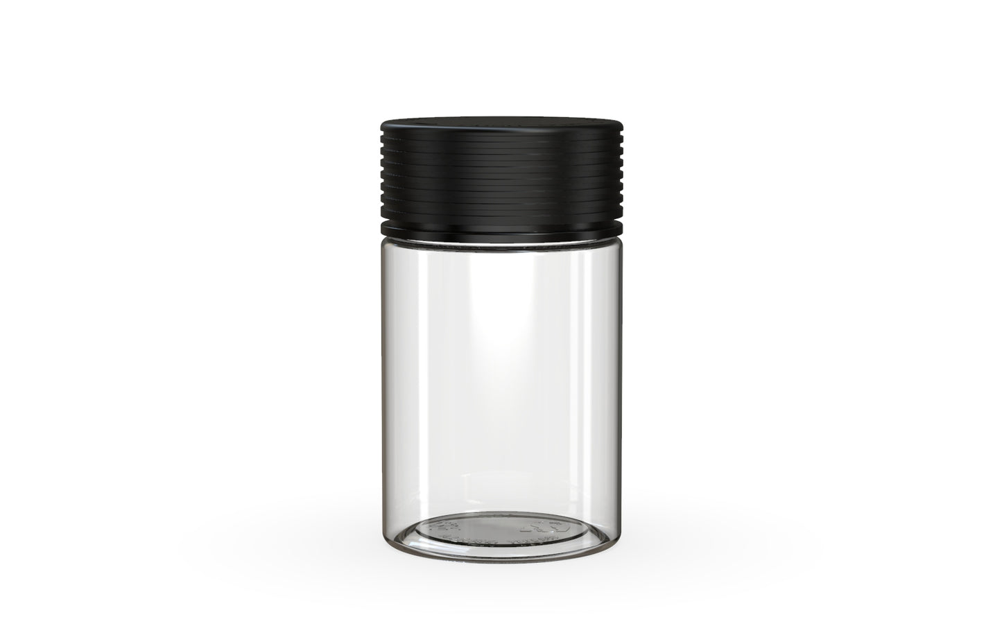 Chubby Gorilla|5oz Clear Jar W/ Spiral CR Black Cap