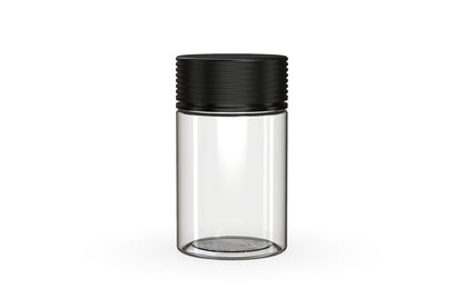 Chubby Gorilla|5oz Clear Jar W/ Spiral CR Black Cap