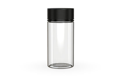 Chubby Gorilla|6oz Clear Jar W/ Spiral CR Black Cap