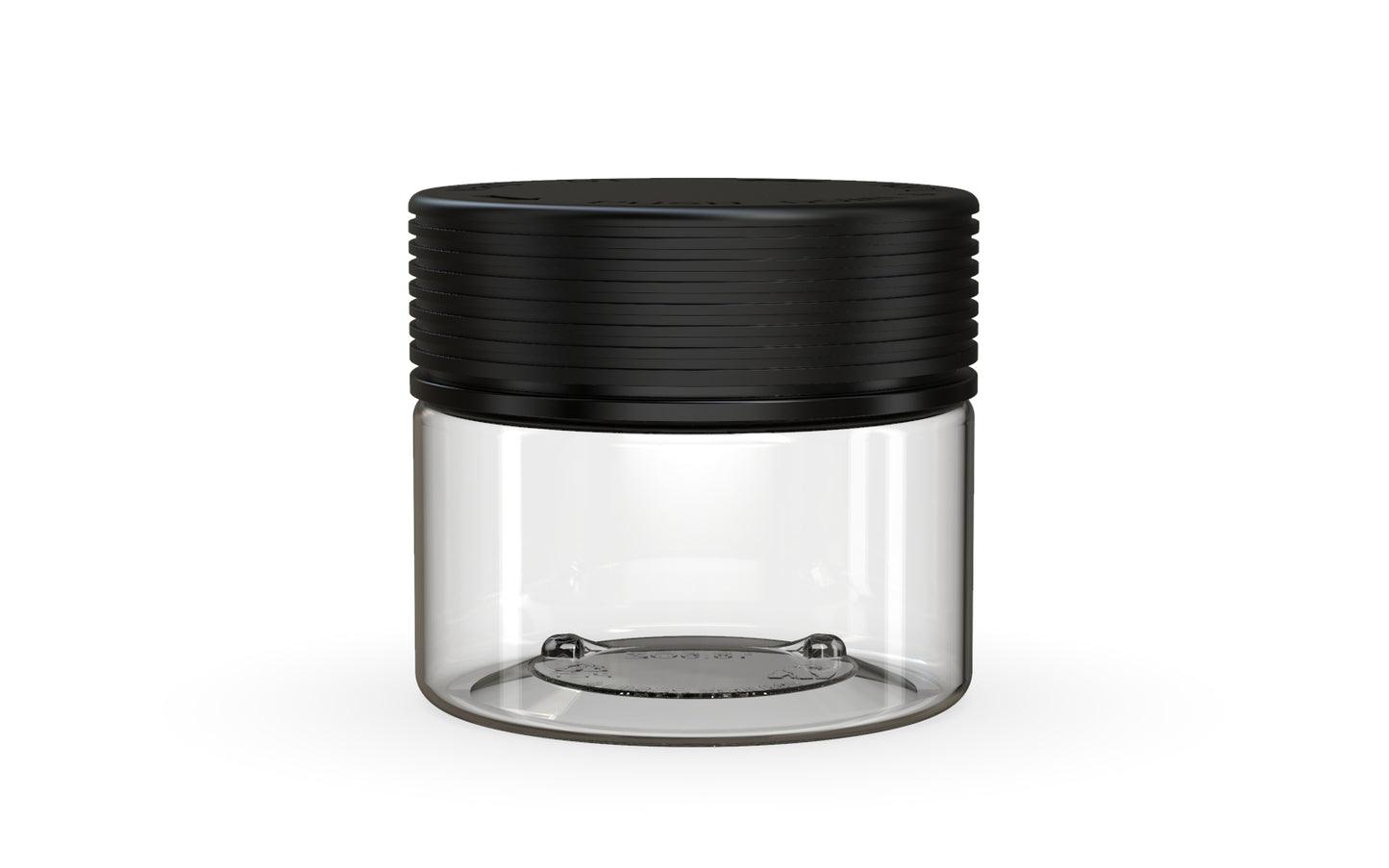 Chubby Gorilla|10oz Clear XL Jar W/ Spiral CR Black Cap