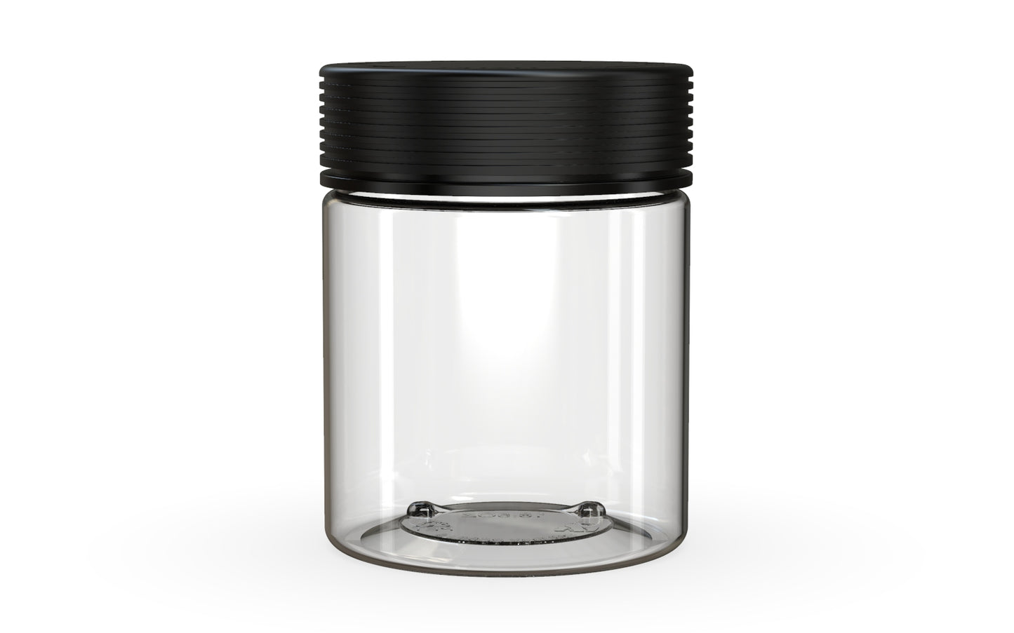 Chubby Gorilla|18.5oz Clear XL Jar W/ Spiral CR Black Cap