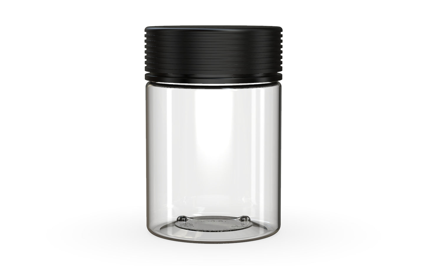 Chubby Gorilla|21.5oz Clear XL Jar W/ Spiral CR Black Cap