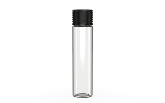 Chubby Gorilla|25x95mm Clear Tube W/ Spiral CR Black Cap