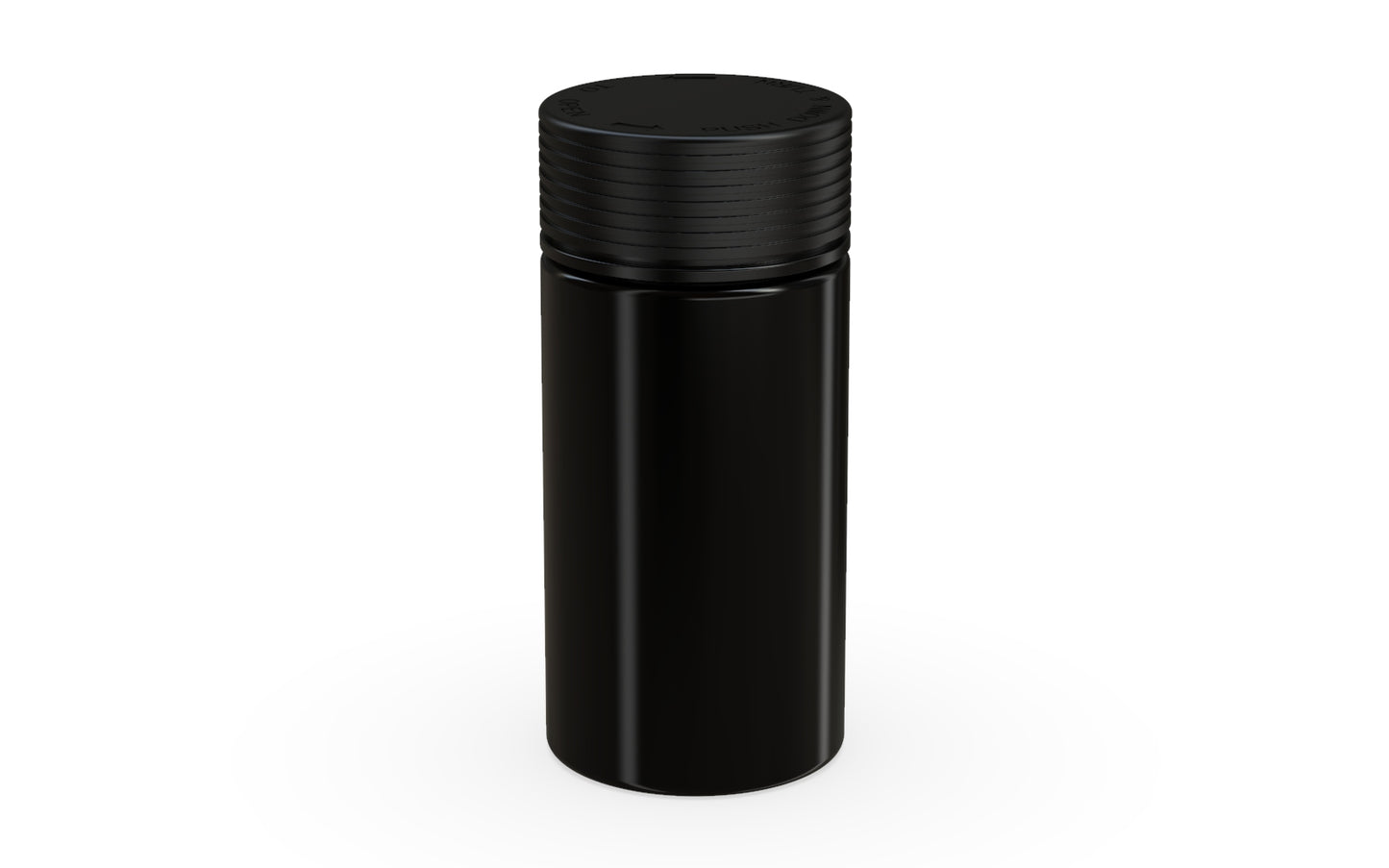 Chubby Gorilla|6oz Black Jar W/ Spiral CR Black Cap