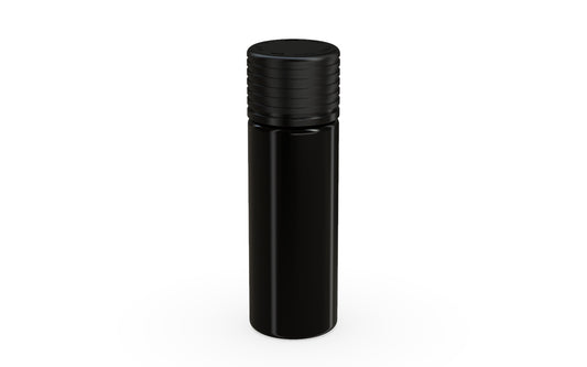 Chubby Gorilla|25x65mm Black Tube W/ Spiral CR Black Cap
