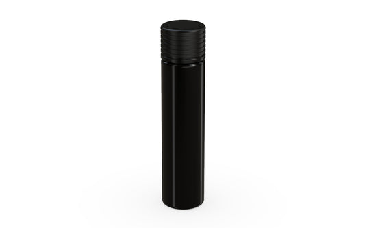 Chubby Gorilla|25x95mm Black Tube W/ Spiral CR Black Cap