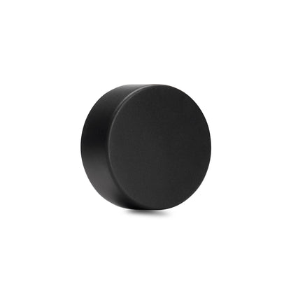 38mm Child Resistant Matte Black Caps w/ Foil Inliners