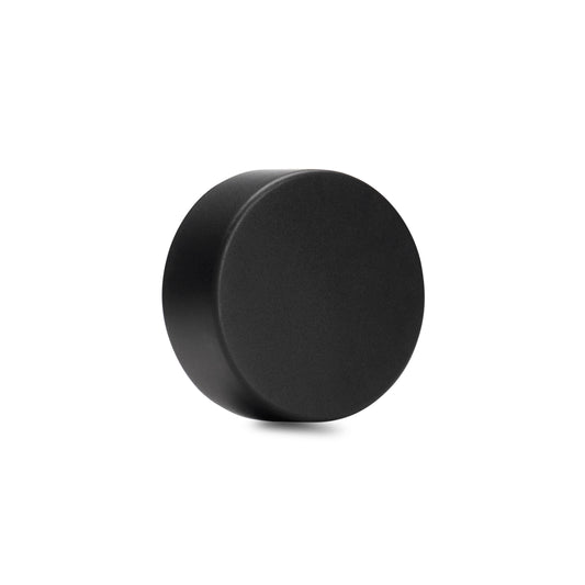 38mm Child Resistant Matte Black Caps w/ Foil Inliners