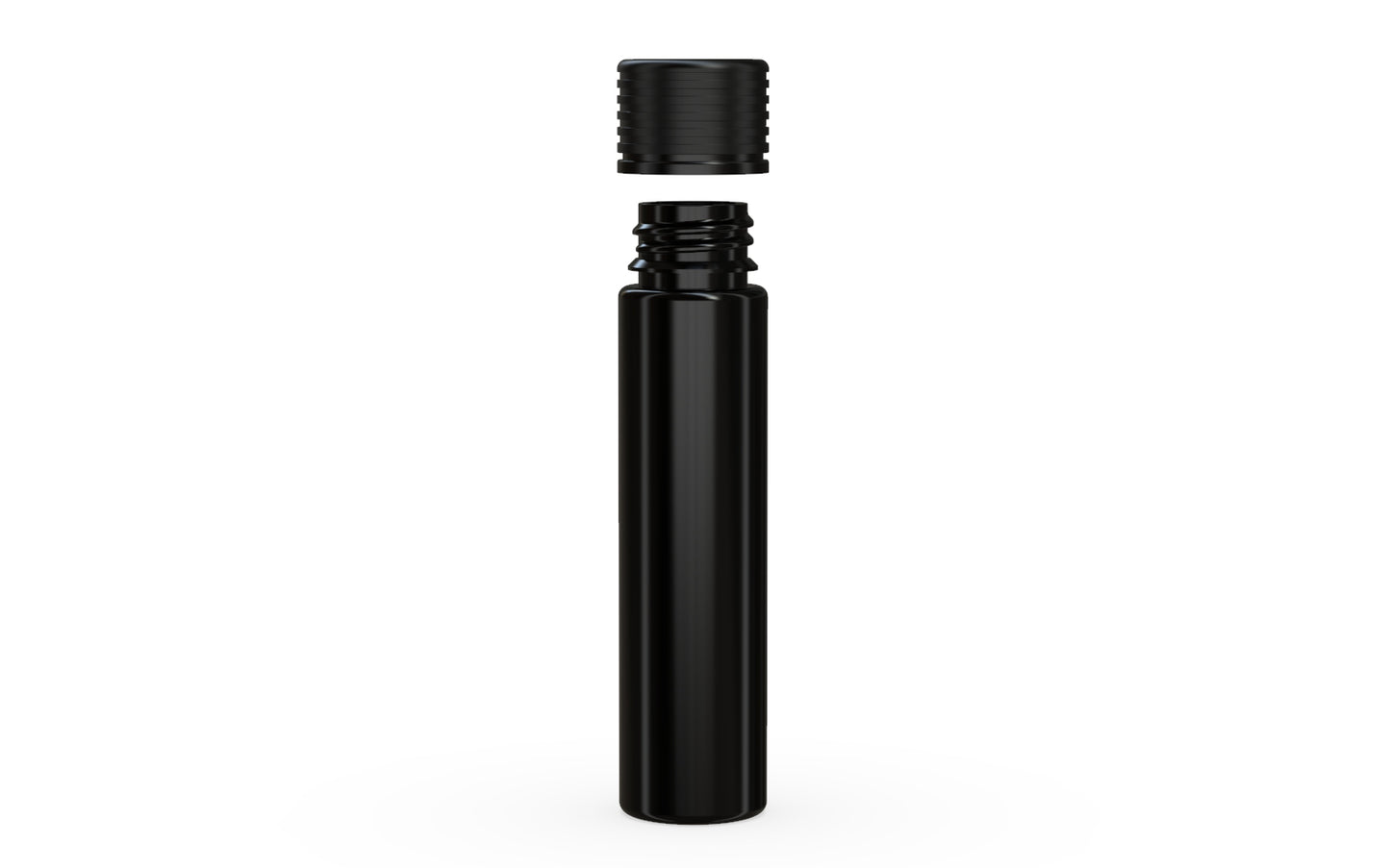 Chubby Gorilla|25x95mm Black Tube W/ Spiral CR Black Cap