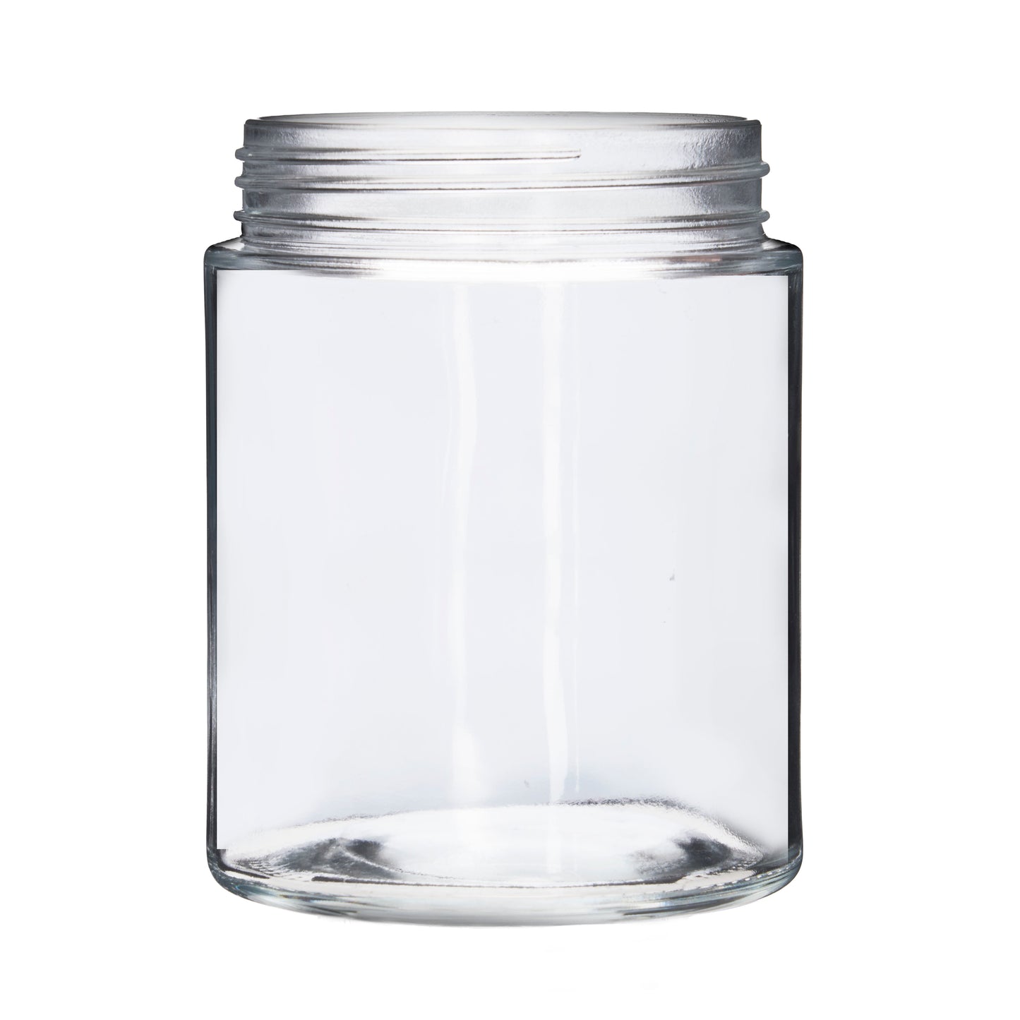 18oz Straight Sided Clear Glass Jars