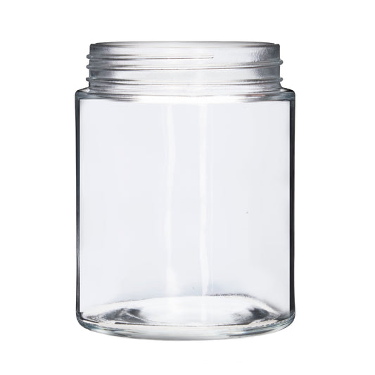 18oz Straight Sided Clear Glass Jars