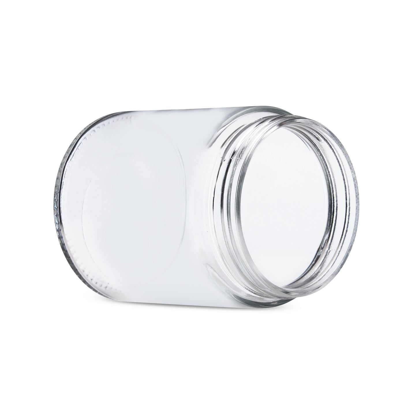 18oz Straight Sided Clear Glass Jars