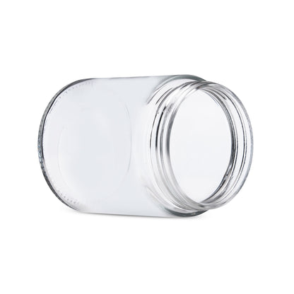 18oz Straight Sided Clear Glass Jars