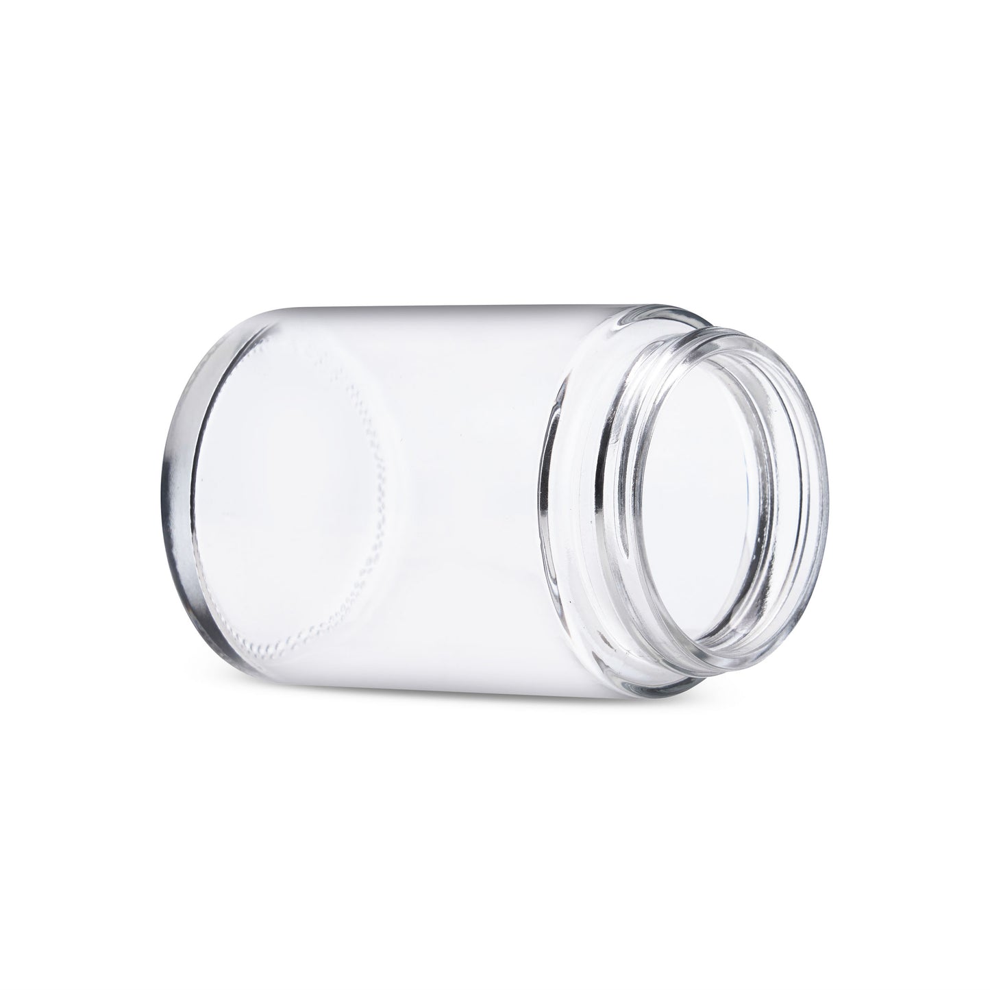 5oz Straight Sided Clear Glass Jars