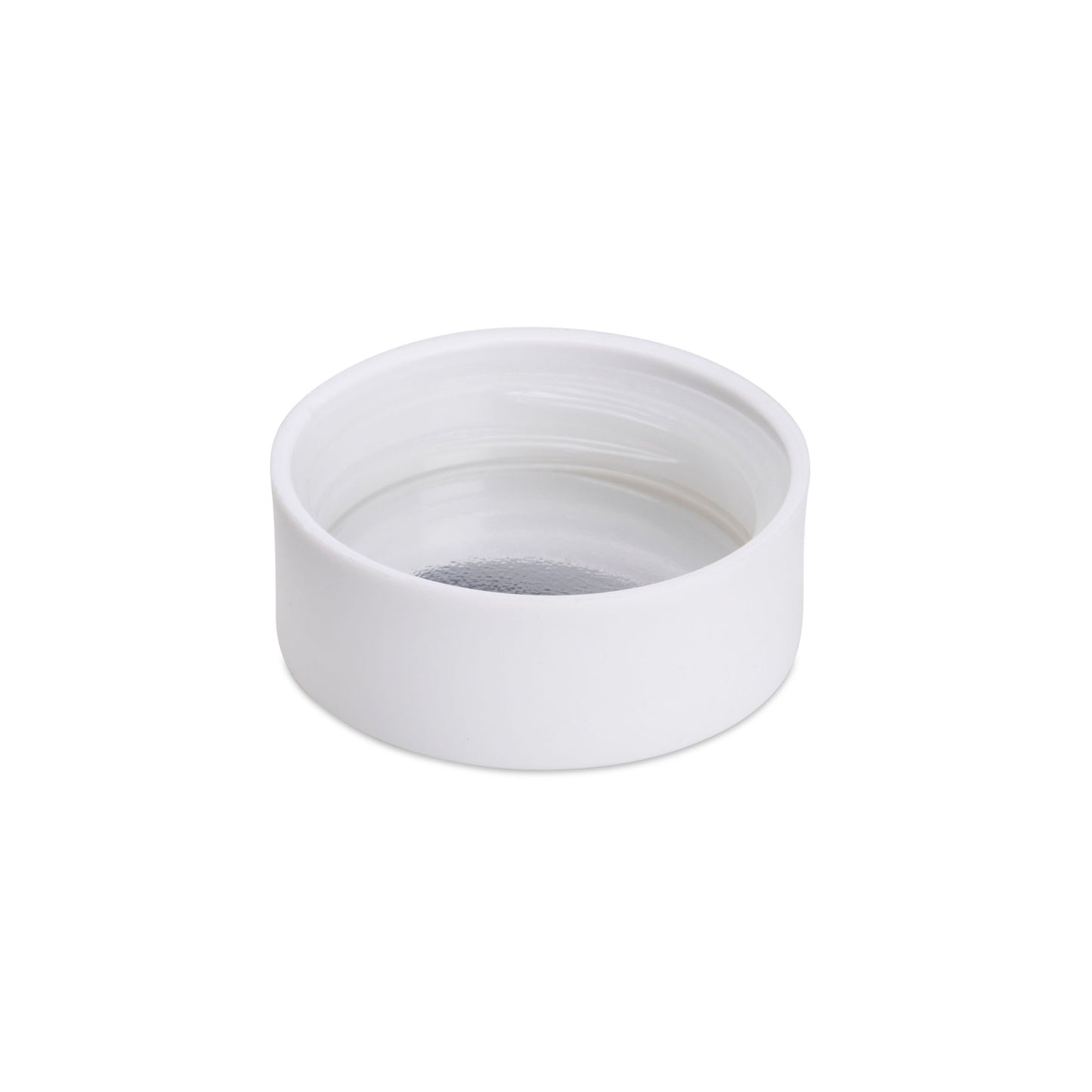 38mm Child Resistant Matte White Caps w/ Pressure Sensitive Inliners