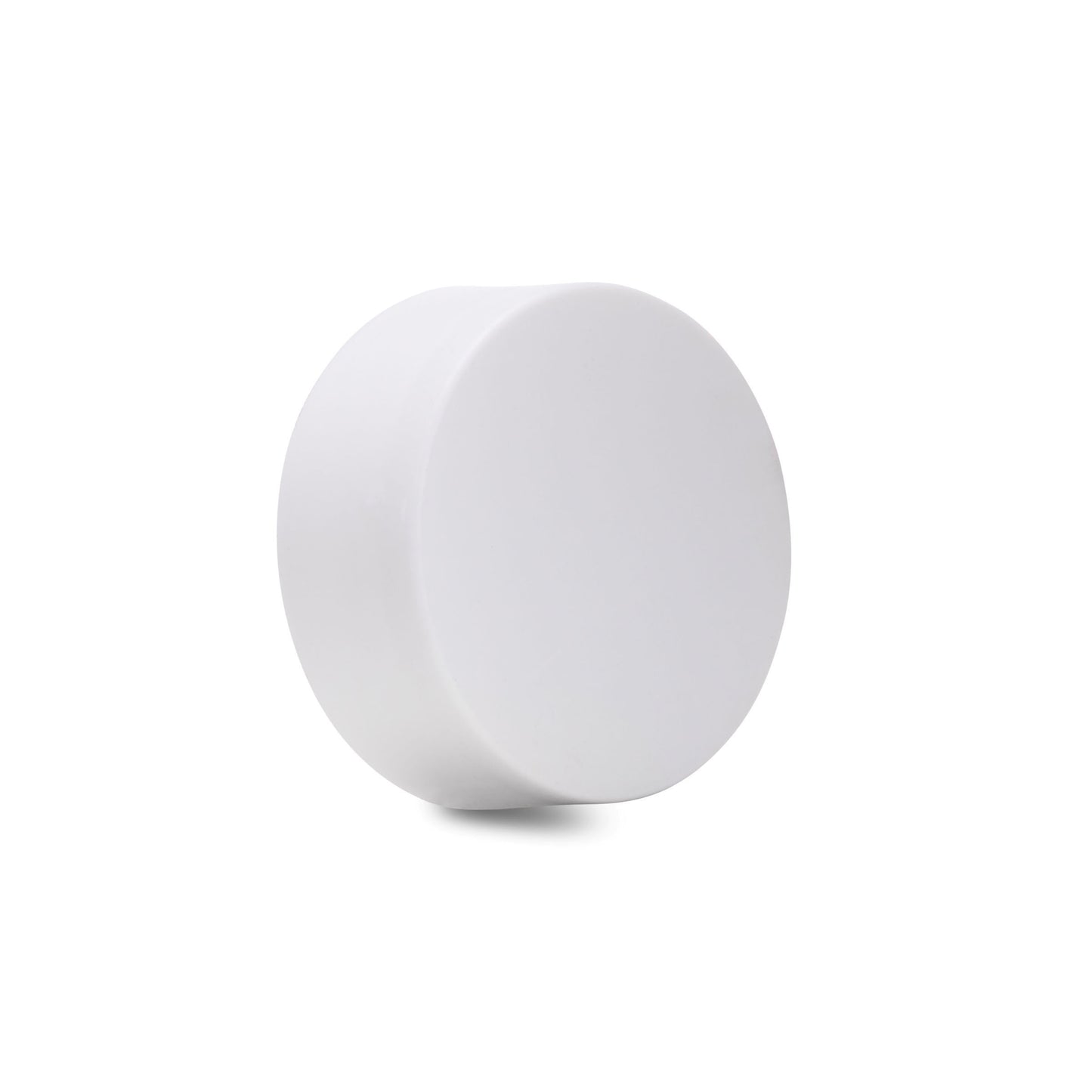 38mm Child Resistant Matte White Caps w/ Pressure Sensitive Inliners