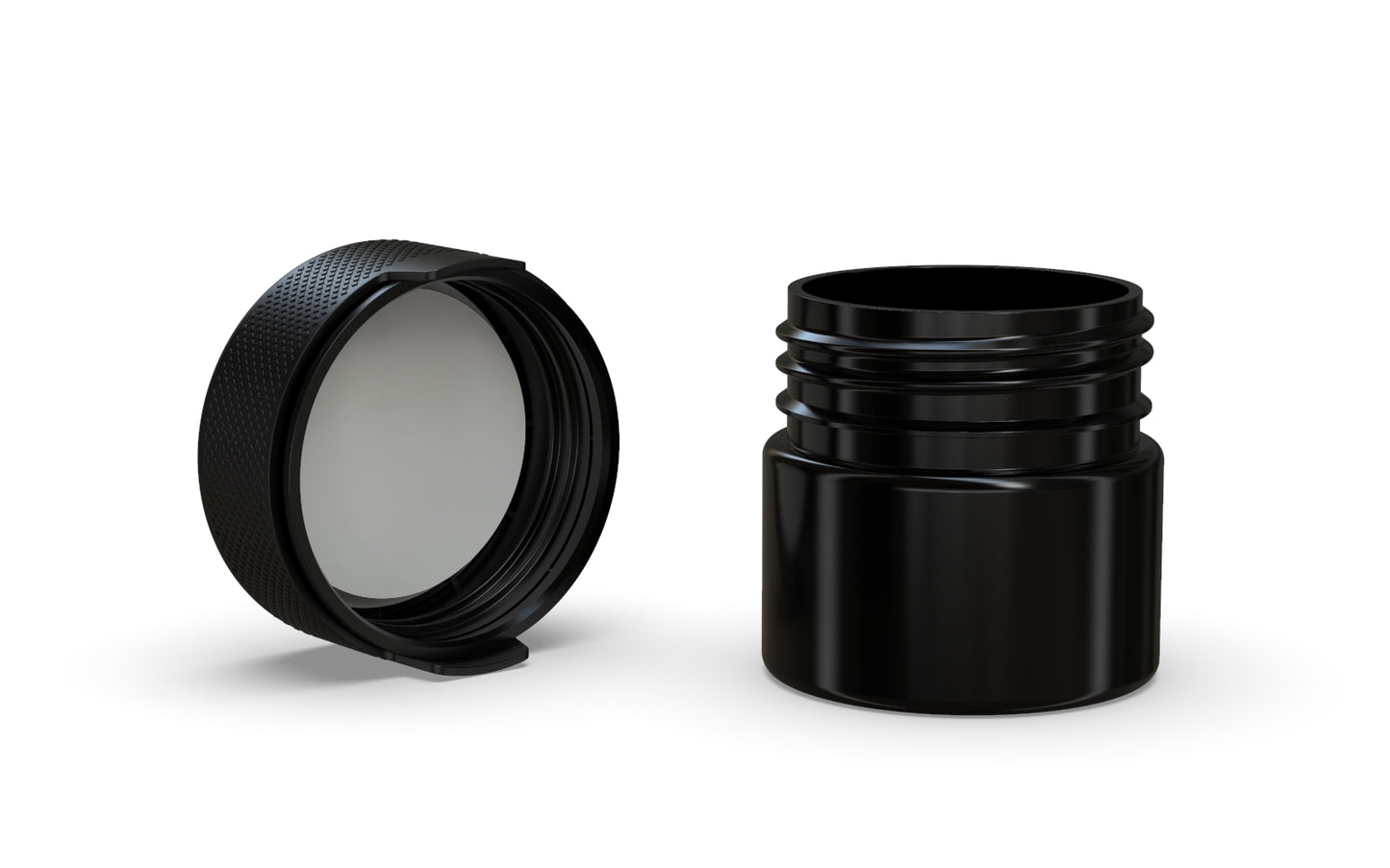 Chubby Gorilla|2oz Black Container W/ Aviator CR Black Cap