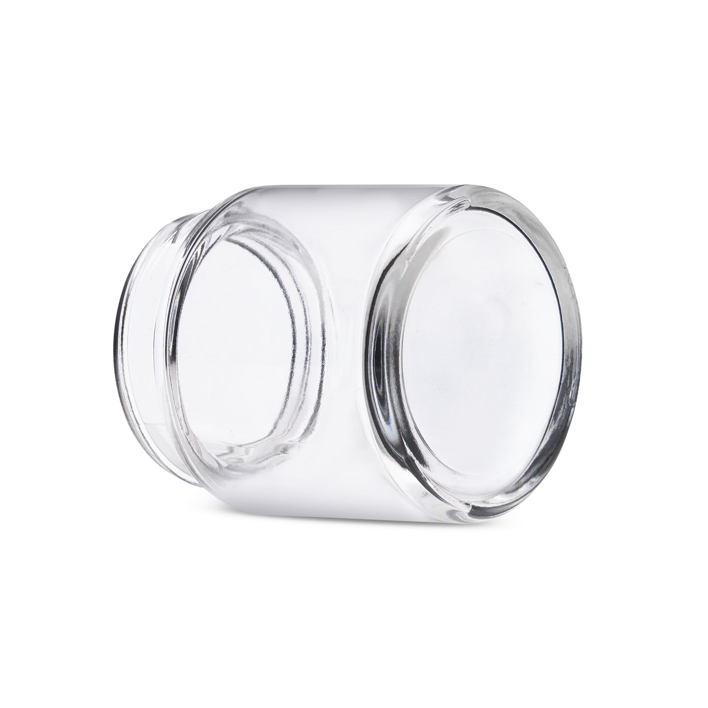 3.75oz Straight Sided Clear Glass Jars