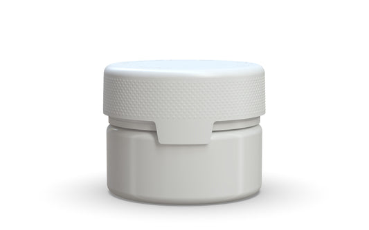 Chubby Gorilla|7.5oz White XL Container W/ Aviator CR White Cap