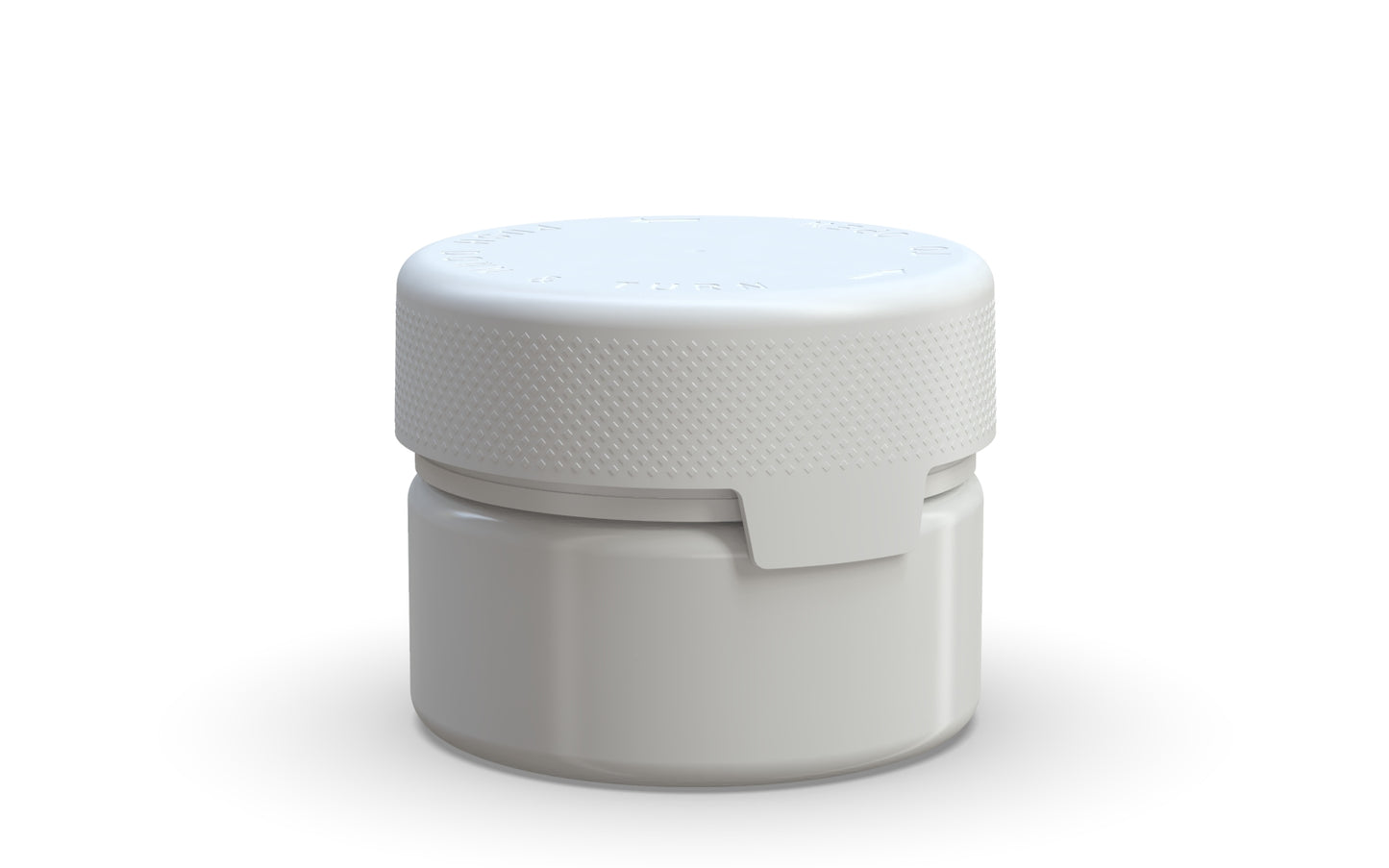 Chubby Gorilla|7.5oz White XL Container W/ Aviator CR White Cap