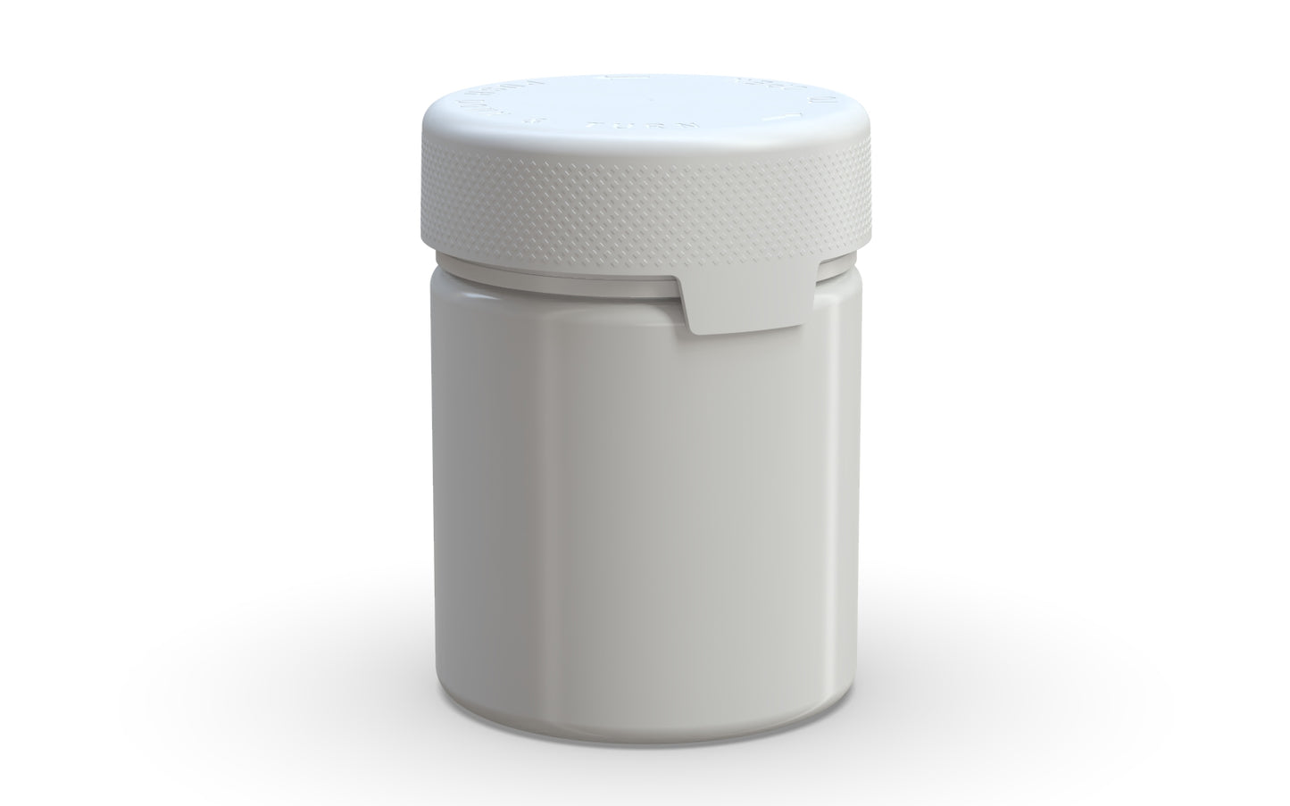 Chubby Gorilla|18.5oz White XL Container W/ Aviator CR White Cap